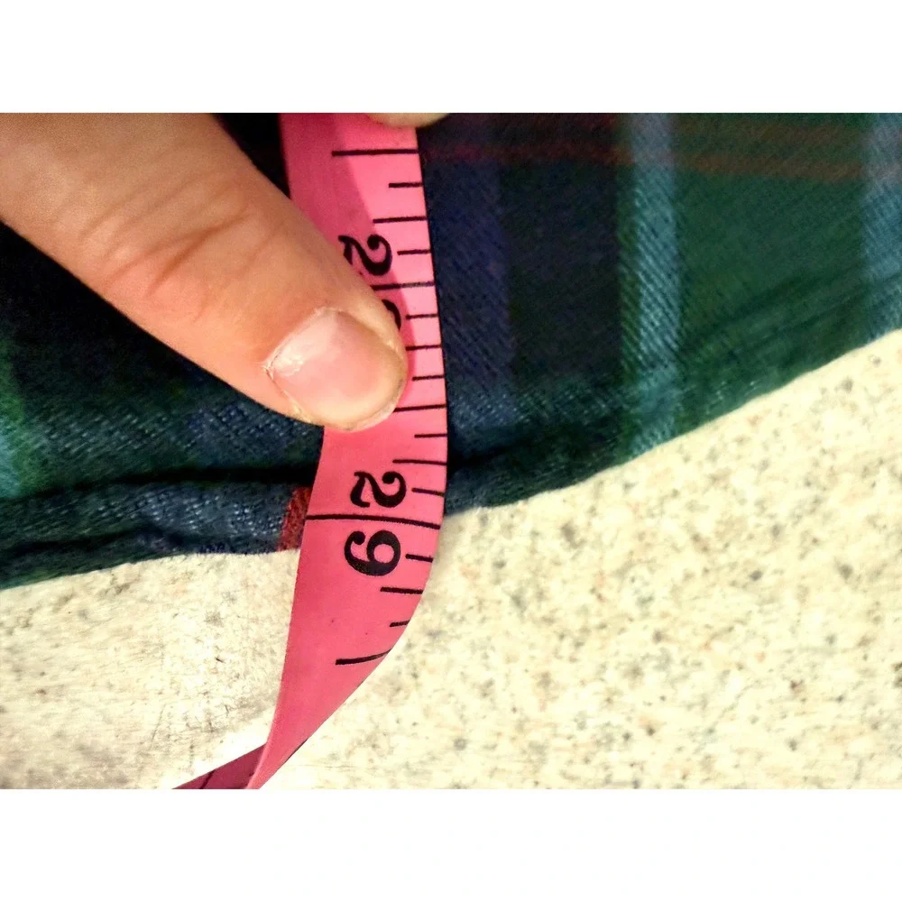 LL Bean Flannel Shirt Mens L Plaid Cotton Long Sleeve Outdoor Workwear Classic - Picture 7 of 8